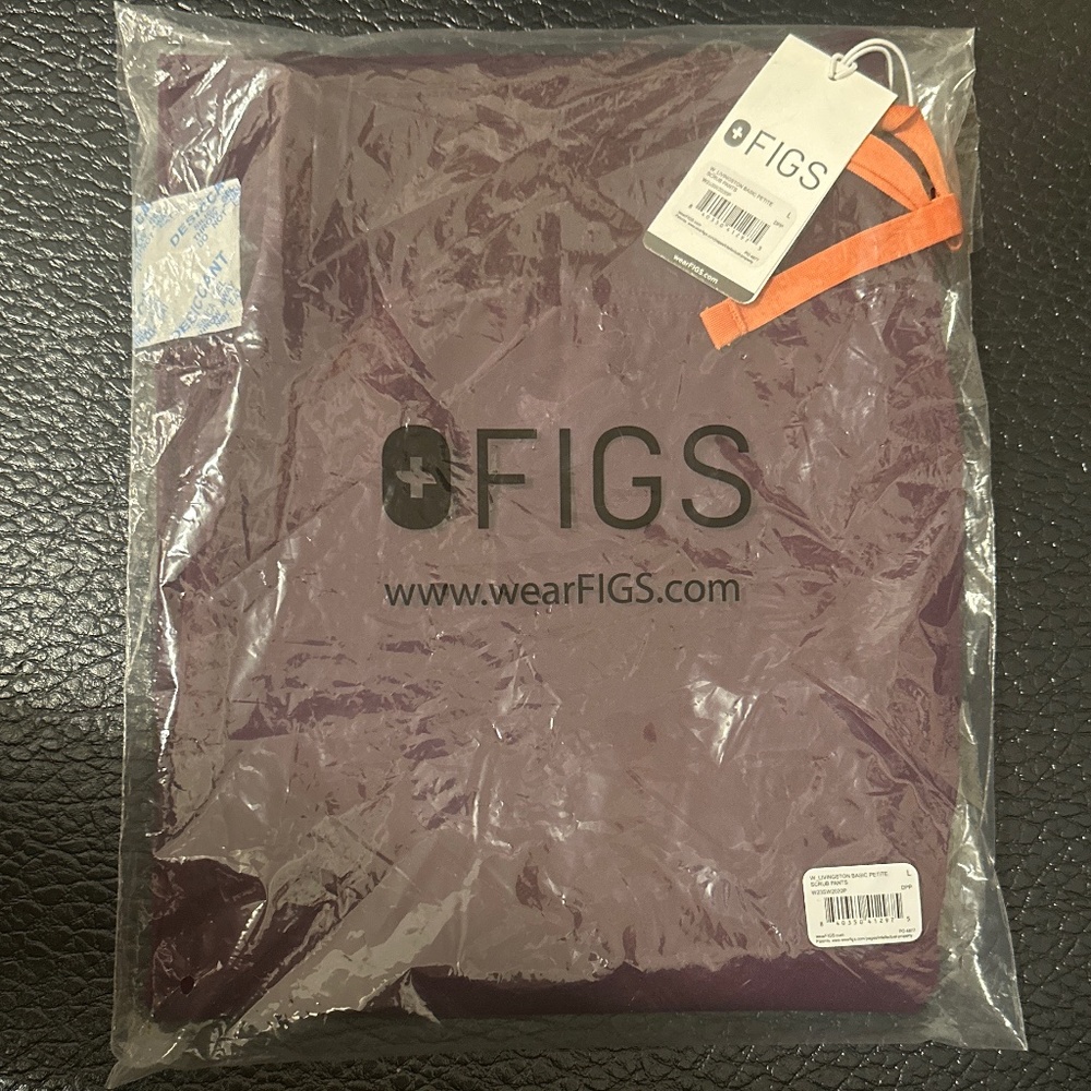 Figs Livingston Scrub Pants Large Petite Purple Pants